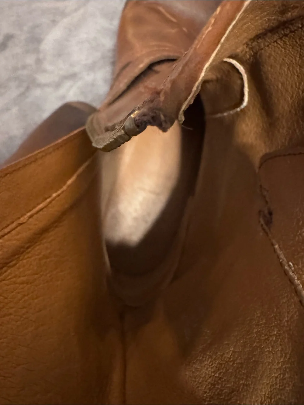 Frye Distressed Brown Leather Harness Boot